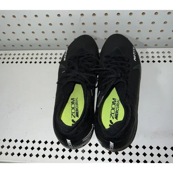 Nike Zoom Mercurial Vapor 15 Pro FG Mens Soccer Cleats Size 8 Black DJ5603 001 Athletic Shoes